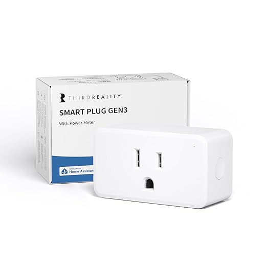 THIRDREALITY Smart Plug Gen3, Precise Real-time Power Monitoring, 15A Outlet by ThirdReality