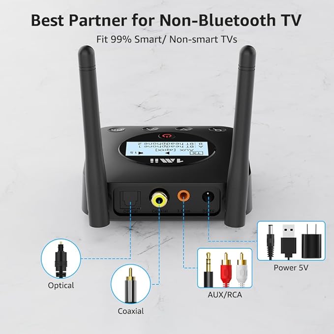 1Mii B06TX+ Long Range Bluetooth 5.2 Transmitter - Image 6
