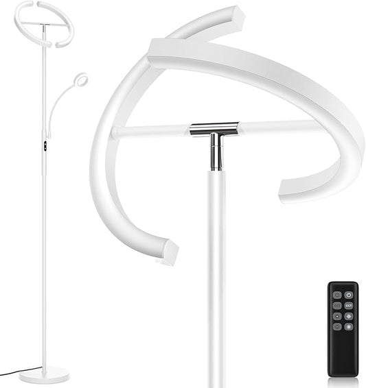 SIBRILLE White LED Floor Lamp by SIBRILLE