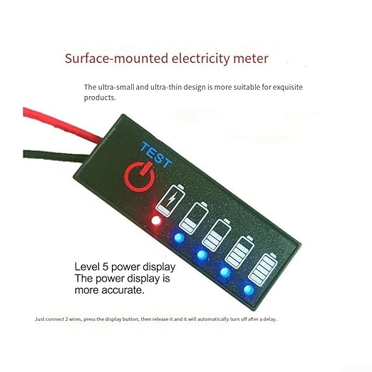 Compact 5S 18 5V 21V Battery Level Indicator - Image 2
