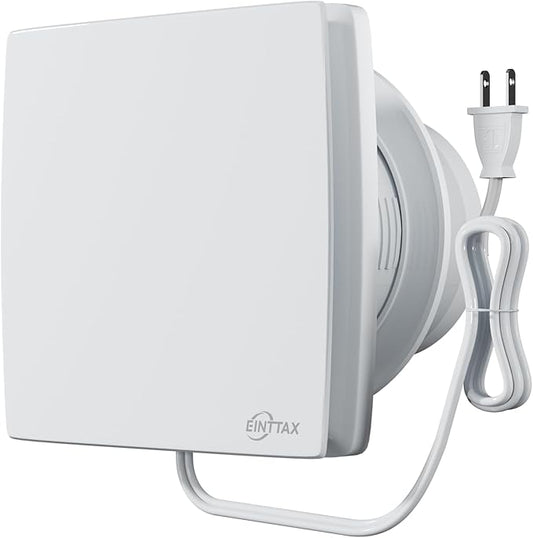 EINTTAX 4 Inch Wall Mount Bathroom Exhaust Fan, 56 CFM Plug in Wall Exhaust Fan by Unknown