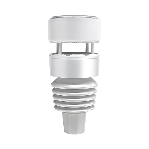 Ecowitt WS90 7-in-1 Weather Sensor, Outdoor Temperature/Humidity/Rain by ECOWITT