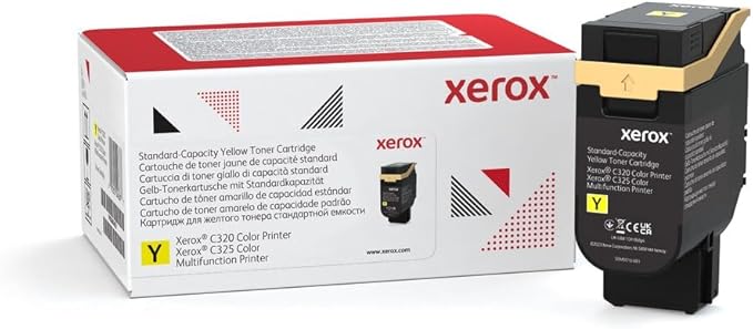Xerox Genuine C320/C325 Yellow Standard Capacity Toner Cartridge- 006R04822 by Xerox