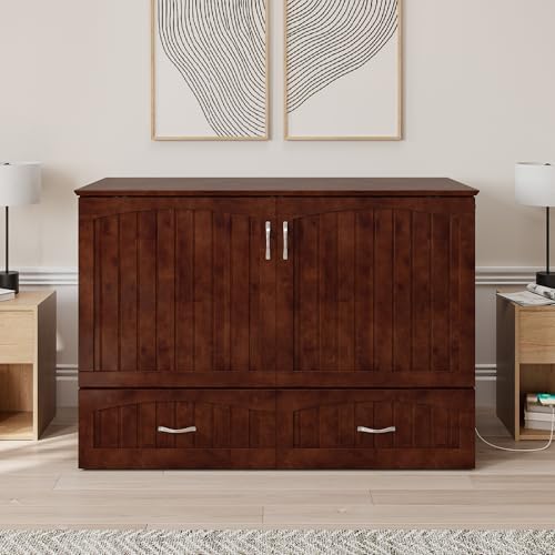 afi, southampton murphy bed chest full with 6", package contents