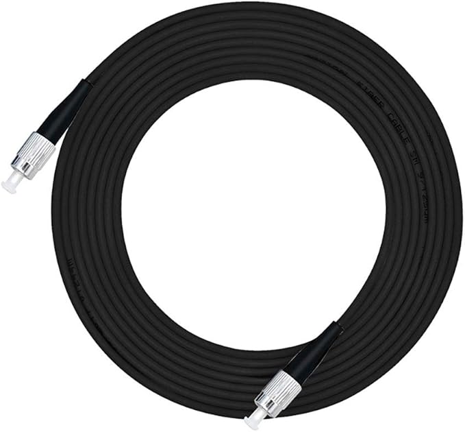 Jeirdus 300M FC Outdoor Armored Simplex 9/125 SM Fiber Optic Cable Jumper by Jeirdus