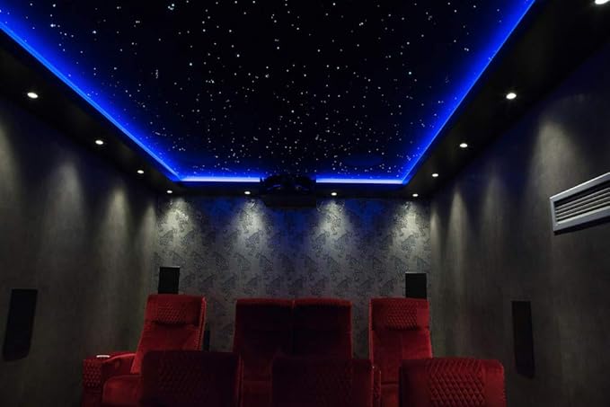 AZIMOM Car Use Bluetooth 6W RGBW LED Fiber Optic Lights Star Ceiling Light Kit - Image 7