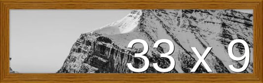 Frame It Easy 33 x 9 Hazel Wood Frame by FrameItEasy
