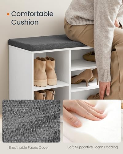 songmics home shoe storage bench, snapsemble superfast assembly, package contents