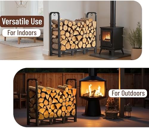 amagabeli 4ft firewood rack stand adjustable indoor outdoor, package contents