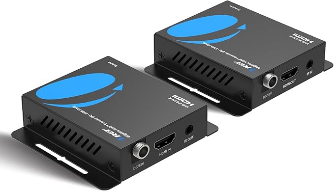 OREI HDMI Over Ethernet Extender via CAT6/7-4K@60Hz Up to 230 ft – HDMI 2.0 & by OREI