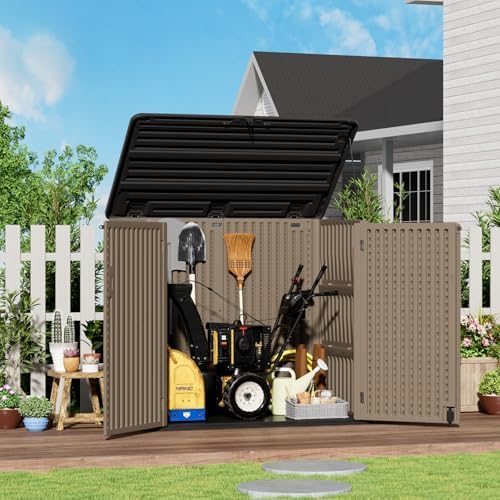 zzm large outdoor storage shed, 48 cu ft, close-up detail