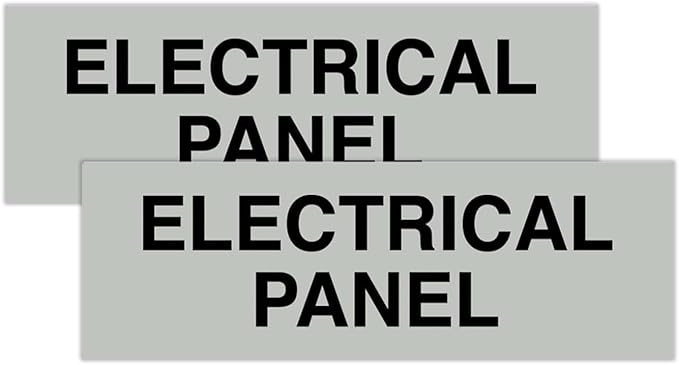 All Quality Basic Electrical Panel Sign by All+Quality