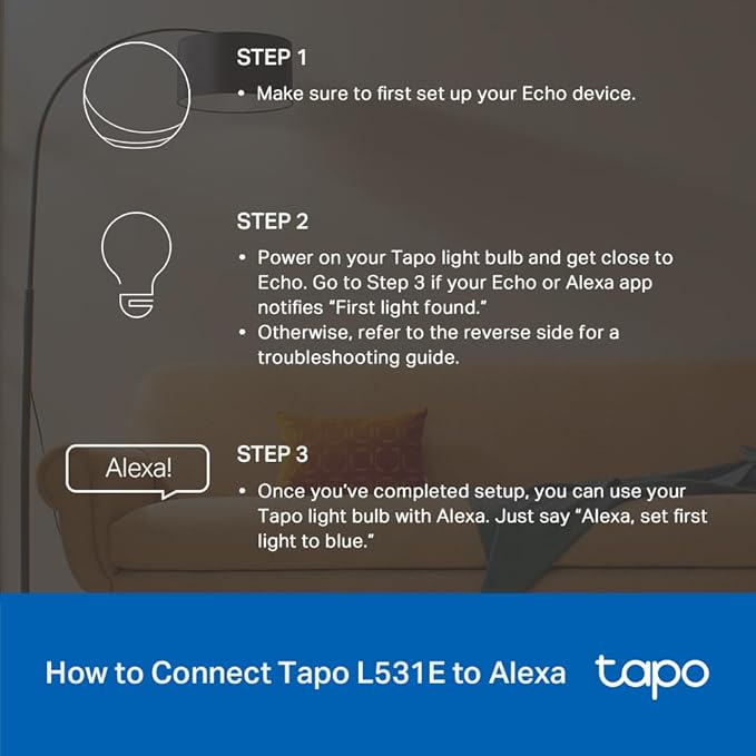 Tapo TP-Link Smart Light Bulbs, 16M Colors RGBW, Alexa Frustration-Free Setup - Image 8