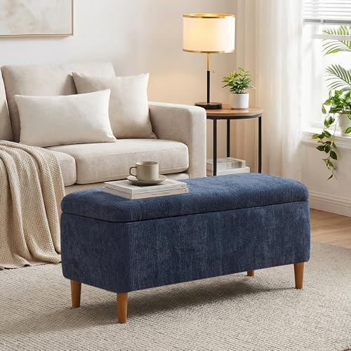 39.4" ottoman with storage upholstered storage bench for, main product view