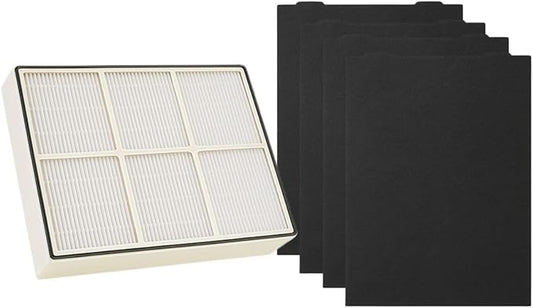 Nispira True HEPA Filter with 4 Pre-Carbon Filters Compatible with Whirlpool by Nispira