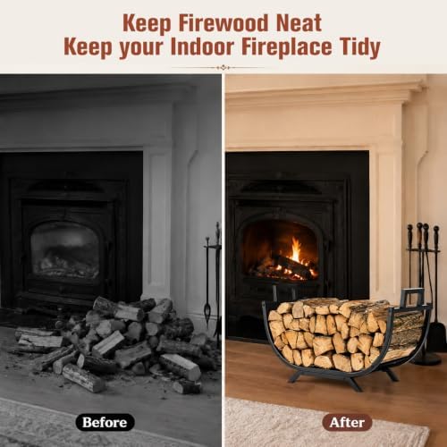 31 inch firewood rack outdoor indoor firewood storage, package contents