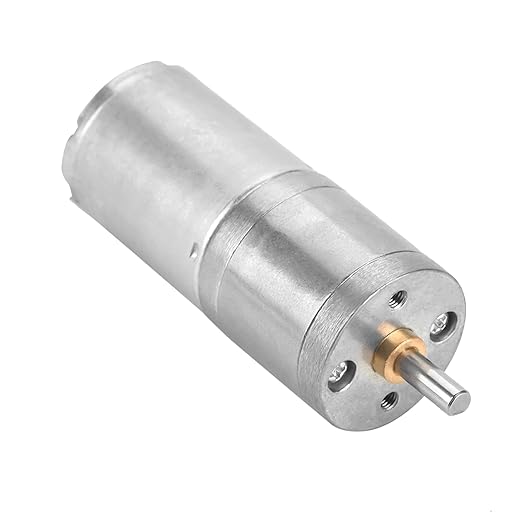 25mm DC 12V 25GA 370 Low Speed Metal Gear Motor - Image 7