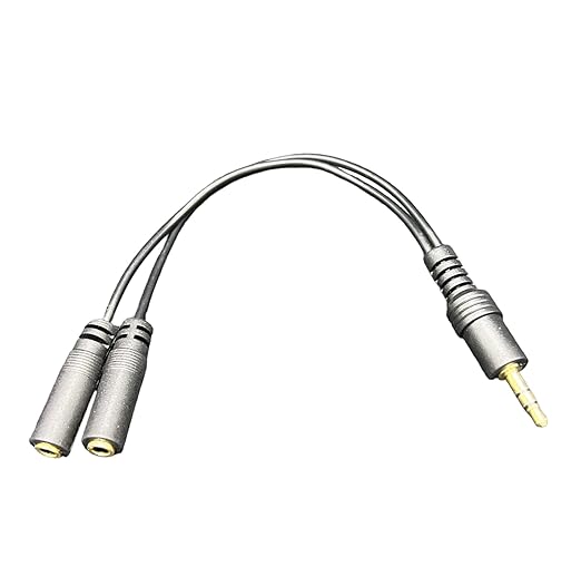 MasterStor Stereo Jack Splitter Cable3.5mm Male to 2 X Female Gold Plated - Image 6