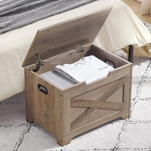 garveehome 23.6 in storage chest, wooden storage bench, package contents