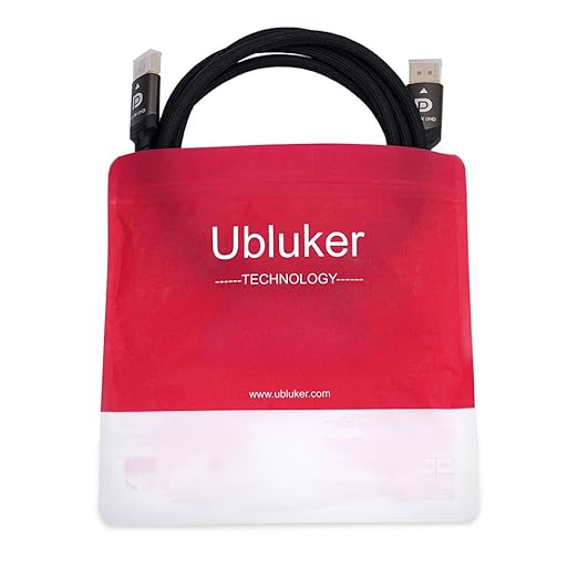 Ubluker 10K 8K DisplayPort 2.1 Cable 54Gbps 16.4 FT, Certified DP to DP Cord 4K - Image 5