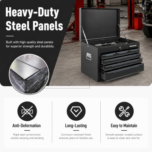 arnot large metal tool box, tool box with, package contents