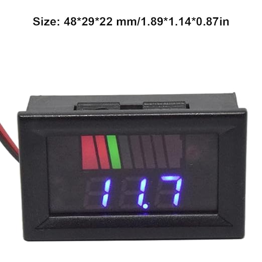 Battery Charge Level Indicator Universal Car Battery Capacity Meter Tester - Image 5