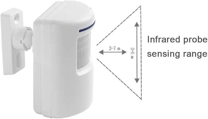 Motion Sensor Door Chime for Business, Outdoor Doorbell Kit Wireless Driveway - Image 4