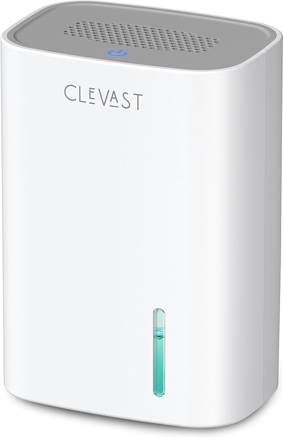 CLEVAST Small Dehumidifier for Home, 30oz Mini Quiet Dehumidifier for Bathroom by CLEVAST