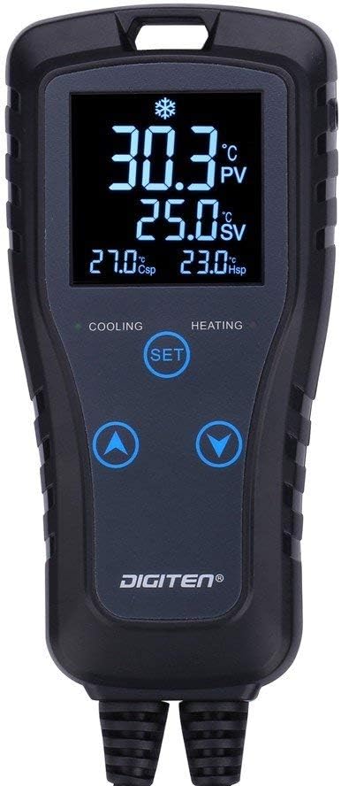 DIGITEN Temperature Controller DTC102 2-Stage Temperature Controlled Outlet - Image 2