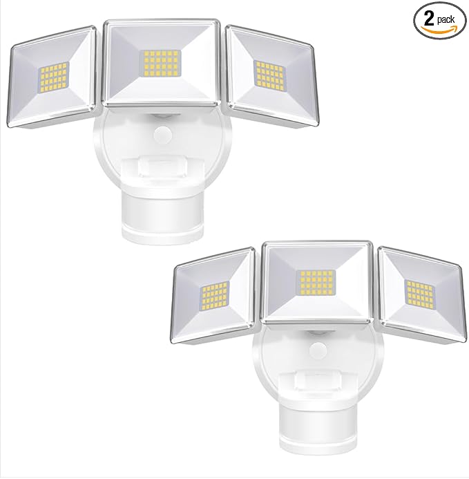 OREiN 2 Pack Motion Sensor Outdoor Lights, 4500LM 30W Outdoor Security Lights by OREiN