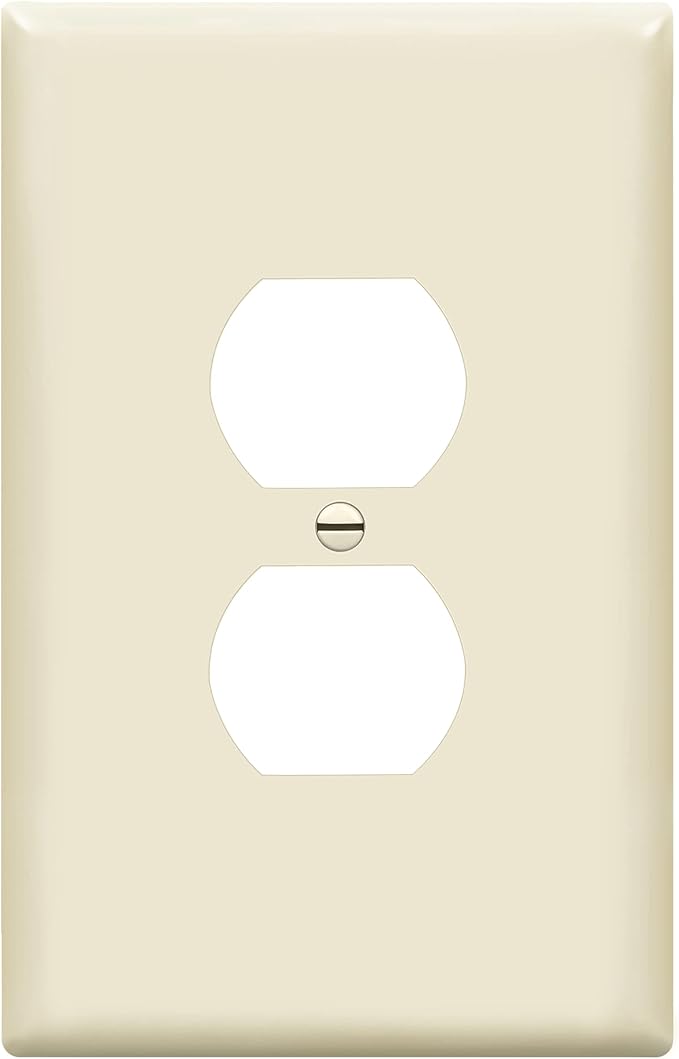 ENERLITES Duplex Receptacle Outlet Wall Plate, Jumbo Electrical Outlet Cover by Enerlites