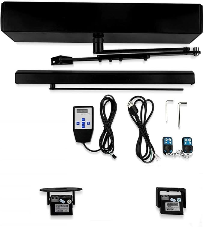 Olideauto Black Automatic Touch Free Door Opener DSW120, Automatic Exterior by Olideauto