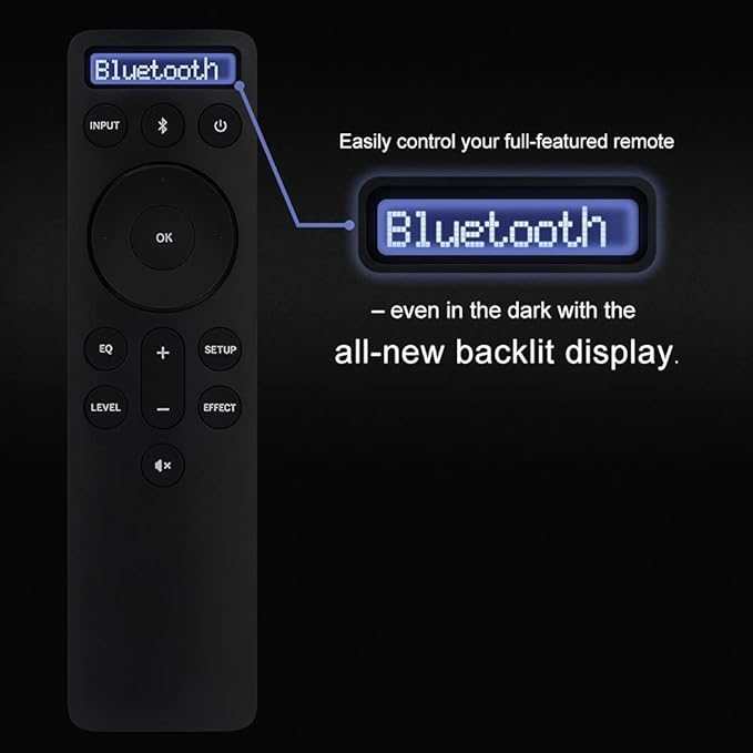 for Vizio Soundbars Bluetooth Backlit Display Remote Controller - Image 5