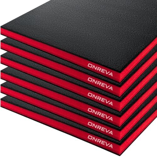 onreva tool box foam organizer 18x12x1 inch 6pack, main product view