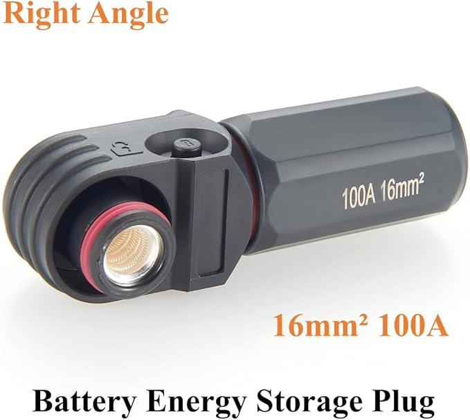 Right Angle 6mm 16mm² 100A Single Core Battery Energy Storage Connector IP67 - Image 7