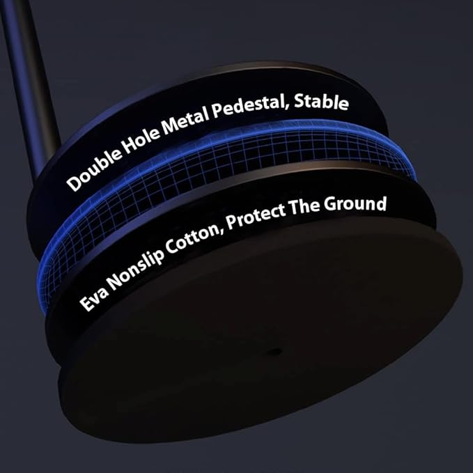 HVAYING Projector Stand, 360° Swivel, Sofa Against Wall Hidden Stand, Height - Image 6