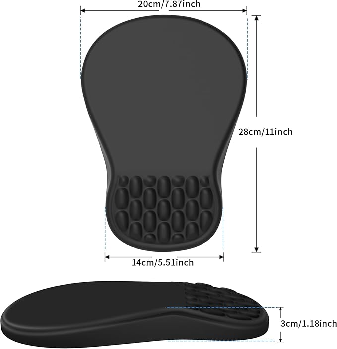 YIWEI Ergonomic Mouse Pad with Wrist Support - Image 6