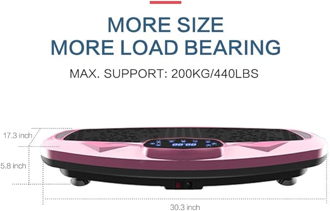 Vibration Plate Exercise Machine Whole Body Workout Vibration Fitness Platform - Image 3