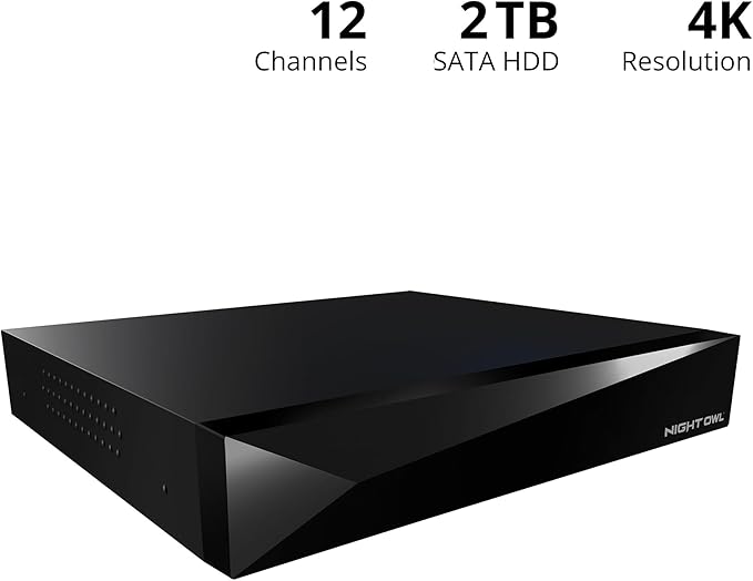 Night Owl 2-Way Audio 12 Channel 4K DVR - Image 2