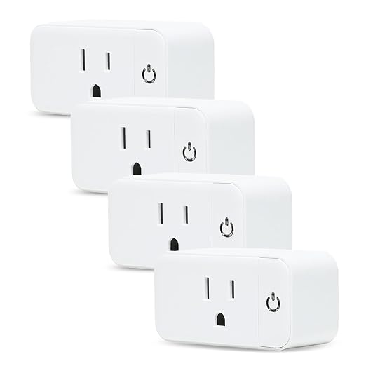 Lunabode LED 4 Pack Smart Home Wi-Fi Plugs by LunabodeLED