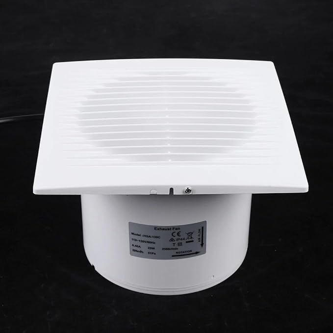 Verizcc Exhaust Fan Extractor, Ventilation Fan Bathroom Garage Exhaust - Image 9
