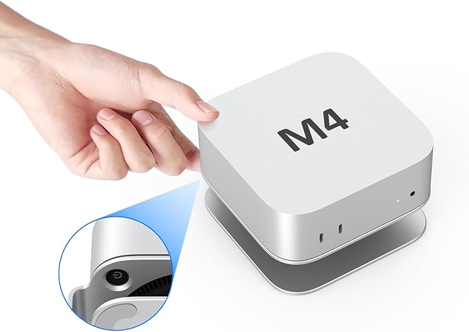 AKKYAJAURE Mac mini M4 Dock Stand, Aluminum Desktop Stand Mount - Image 2