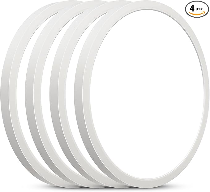 SunRider 4-Pack LED Flush Mount Ceiling Light Fixture, 5000K Daylight White by SunRider