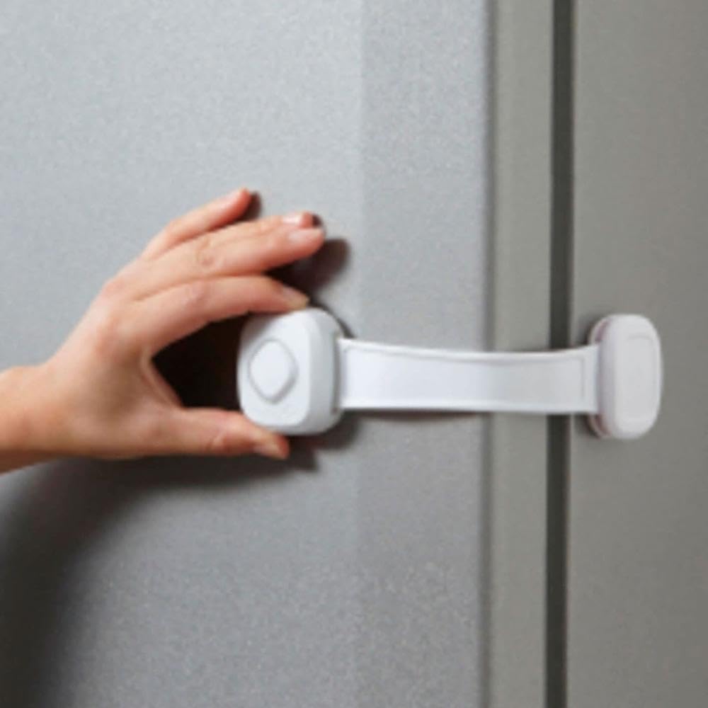 Safety 1st, Secret Button Lock, White