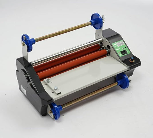 Pro Laminating Machine with Single & Double Sided Heating, 35cm Width & 0-200°C by Unknown