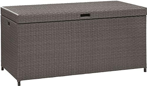 crosley furniture palm harbor outdoor storage box shown in use