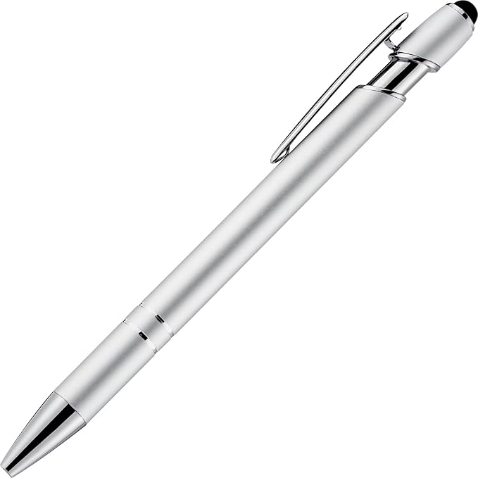 LINFANC 12 Pack Silver Ballpoint Pen - Image 7