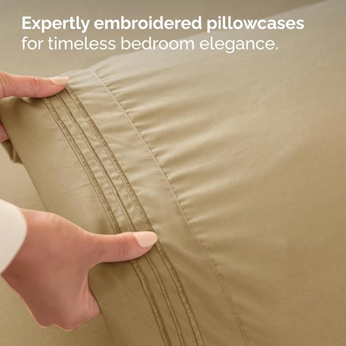 Twin XL Size 3 Piece Sheet Set - Image 6