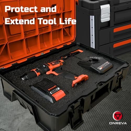 onreva tool box foam organizer 48x24x2 inch 1pc on a desk or shelf