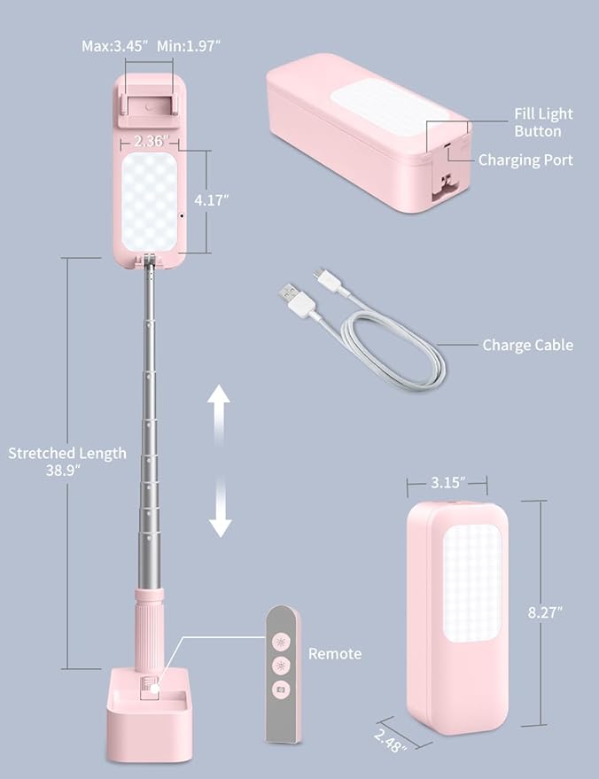 Viozon Extendable Selfie Stand 360° Rotation - Image 6